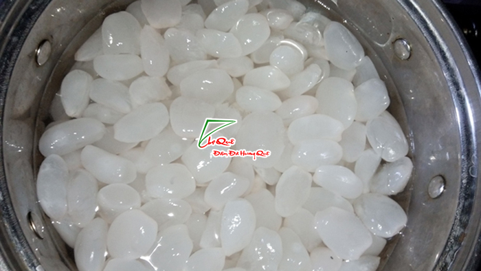 Sơ chế hạt đác tươi